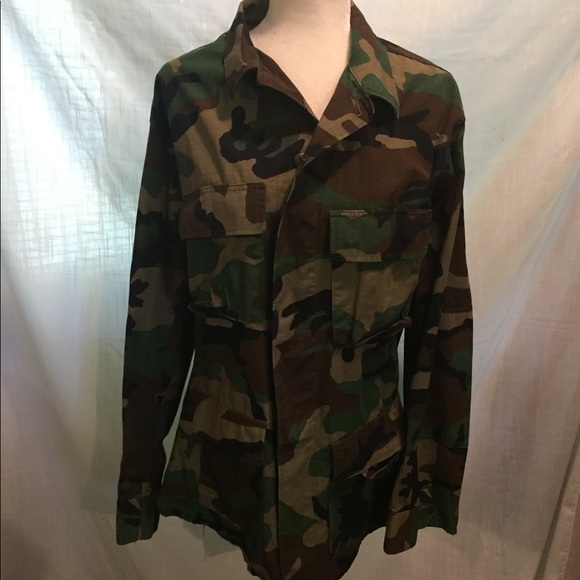 Other - Camouflage jacket Med/Long